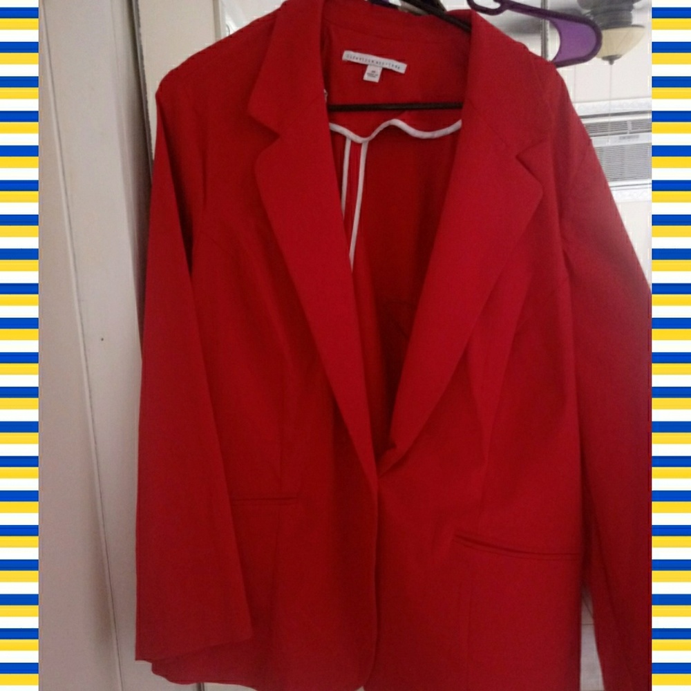 Red Women's Blazer